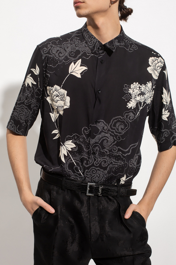 Floral shirt Saint Laurent - SchaferandweinerShops Norway